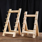 Multi-Layer Wood Katana Display Stand & Knife Rack – 4/5/6 Tier Wood Display Rack Richie's