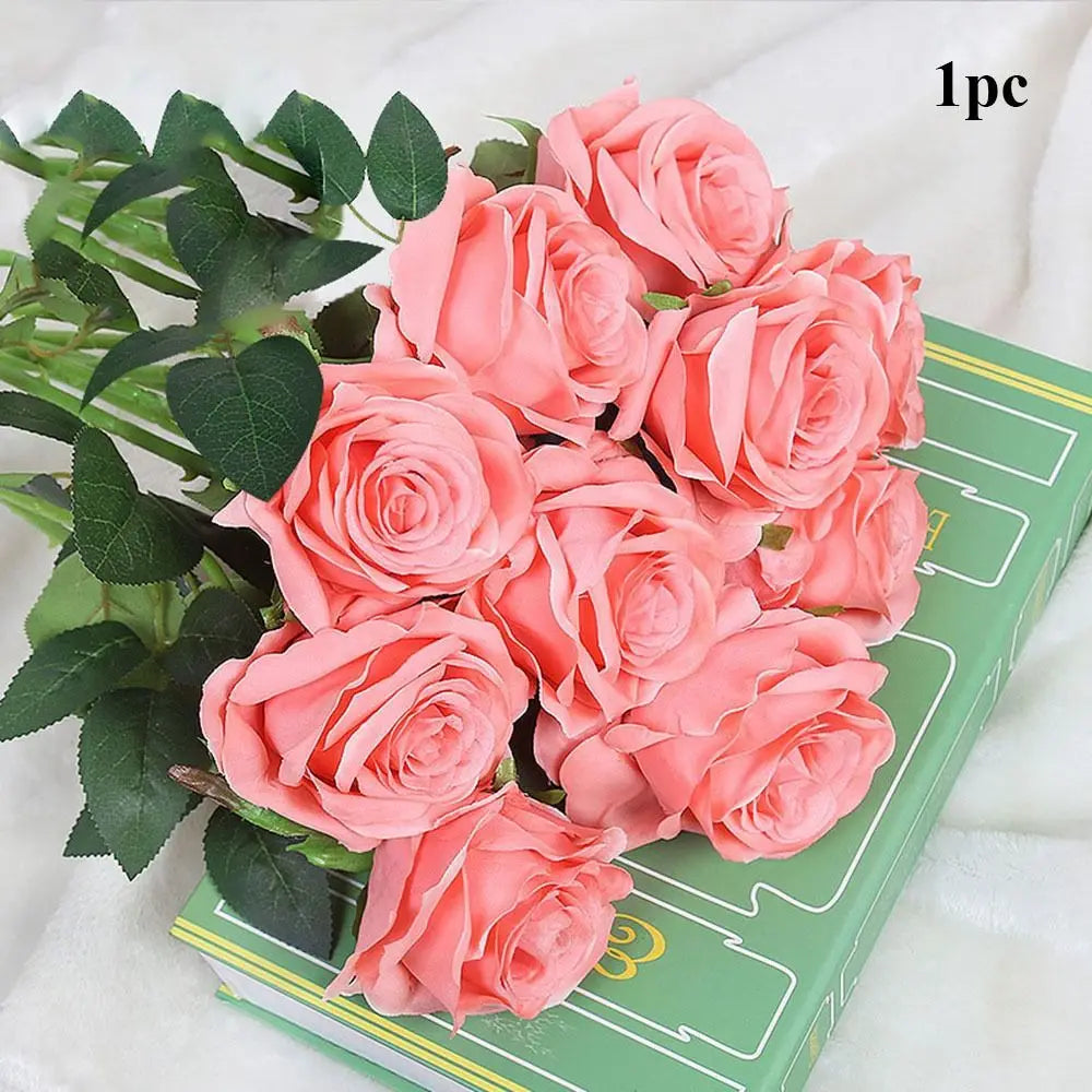 Vintage Silk Rose Artificial Flower – 5 Colors, 50cm Stem Artificial Silk Flower Richie's 2 1pc