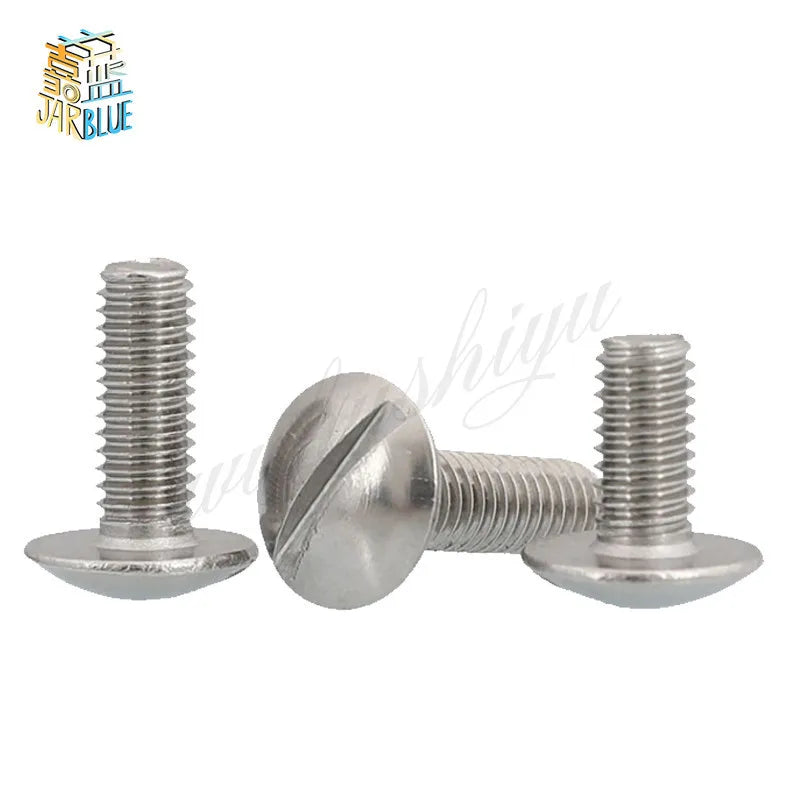 304 Stainless Steel Slotted Truss Round Head Screws M2–M6 GB947 Machine Screws Richie's