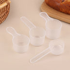 10-Pack PP Plastic Measuring Spoons with Scale | Kitchen Baking Measuring Spoon Set Richie's