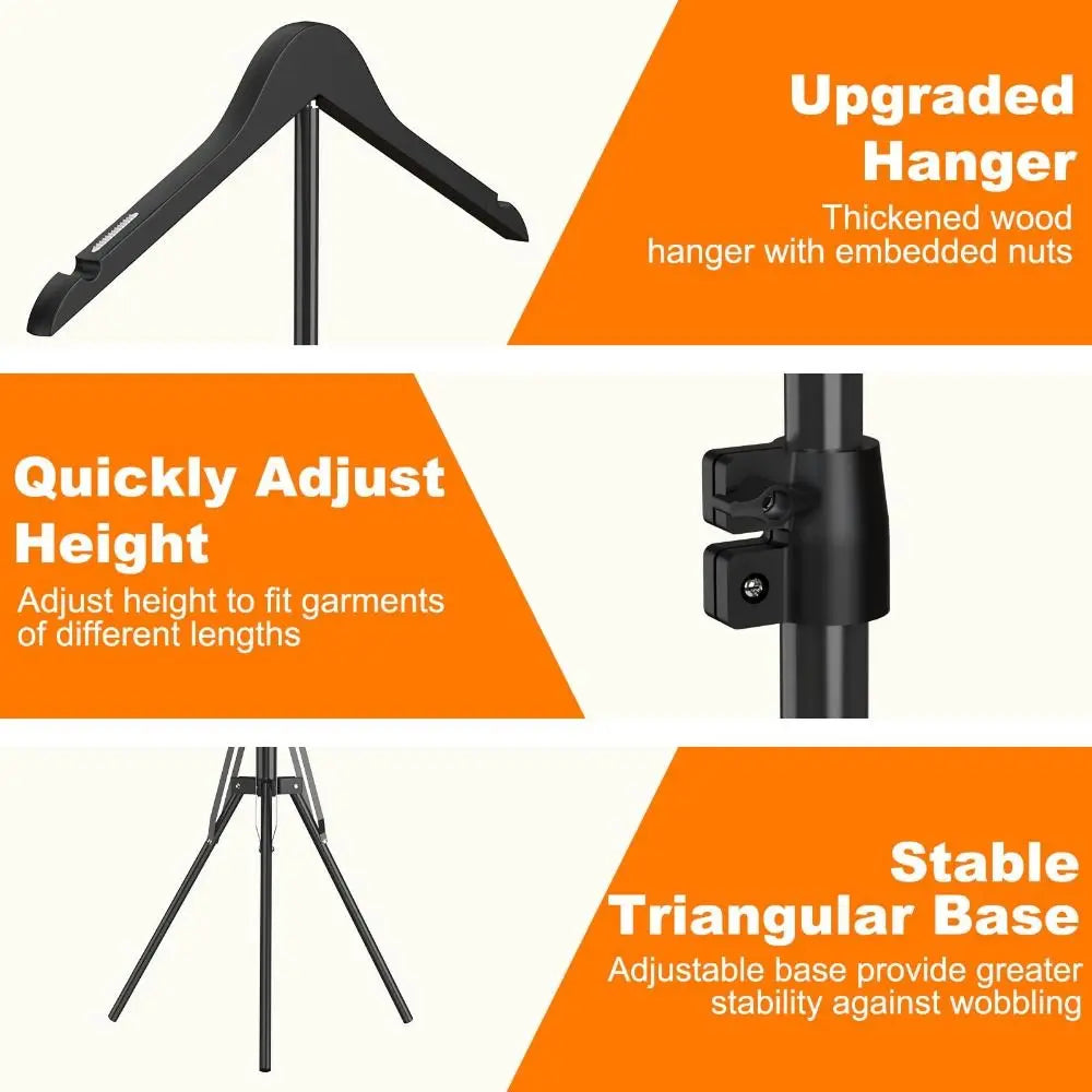 Adjustable Shirt Display Stand 32–63" Foldable Mannequin Rack Garment Display Stand Richie's