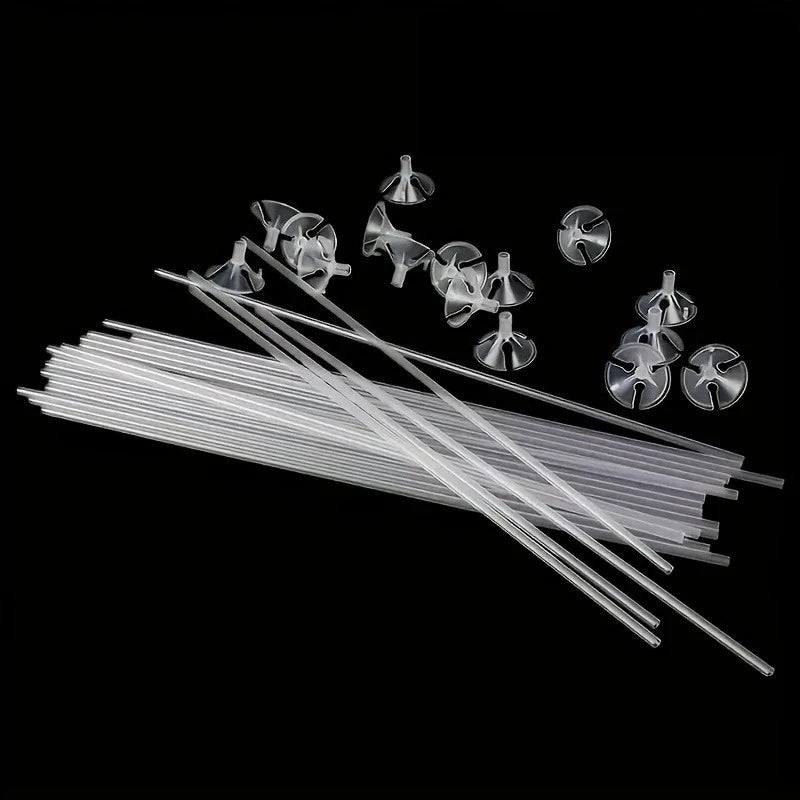 Balloon Stick Holders with Cup & Base | Party Supplies Balloon Stick Holder Richie's 100pcs One size fits all