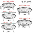 Stainless Steel Steaming Rack with Feet – Multi-Size Kitchen Tray Steaming Rack Richie's