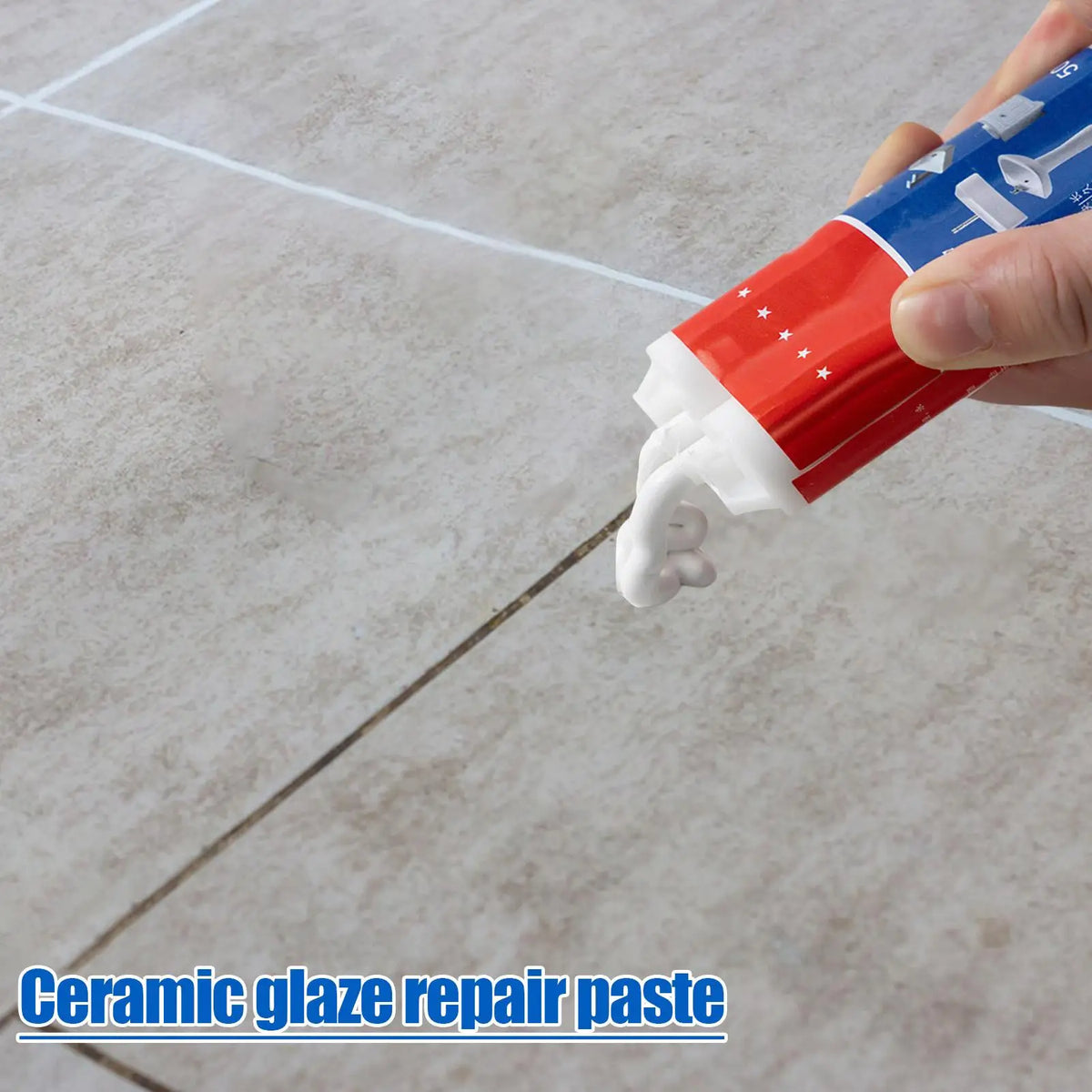 Tile Crack Filler Paste – Fast-Drying Ceramic Grout Repair Tile Repair Paste Richie's