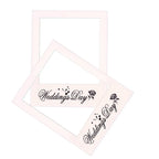 Wedding Photo Frame DIY Prop – White Elegant Photo Booth Photo Booth Prop Richie's
