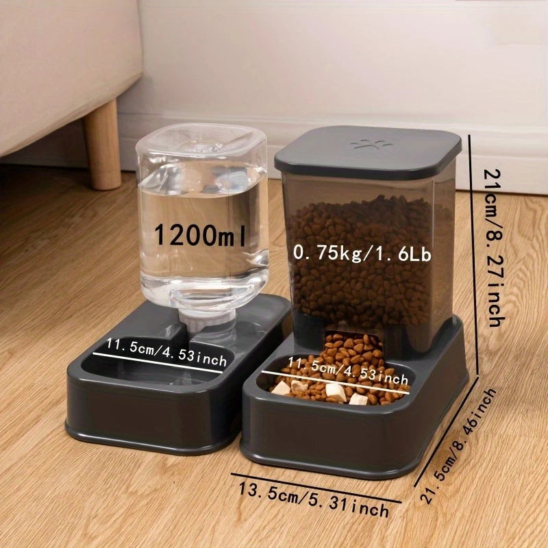 Automatic Pet Feeder & Water Dispenser Set – Cats & Dogs Automatic Pet Feeder Richie's