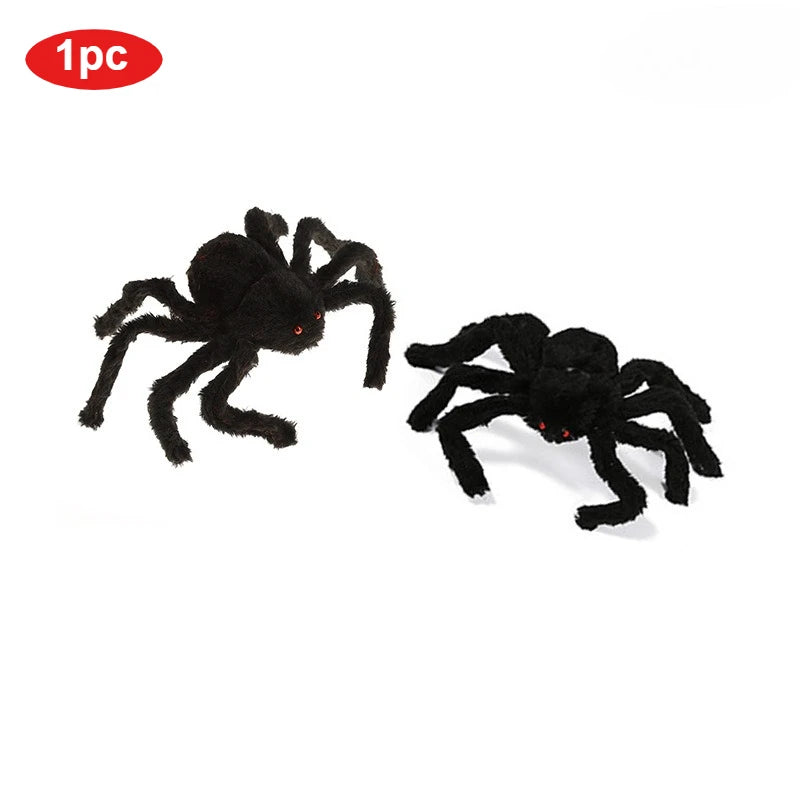 Extra Large Halloween Plush Black Spider Party Decor Prop Halloween Decoration Richie's S