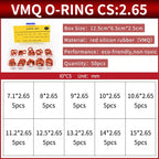 NBR Silicone FKM O-Ring Repair Kit – 1.8mm & 2.65mm Gasket Set O-Ring Repair Kit Richie's 150-VR-BW50S