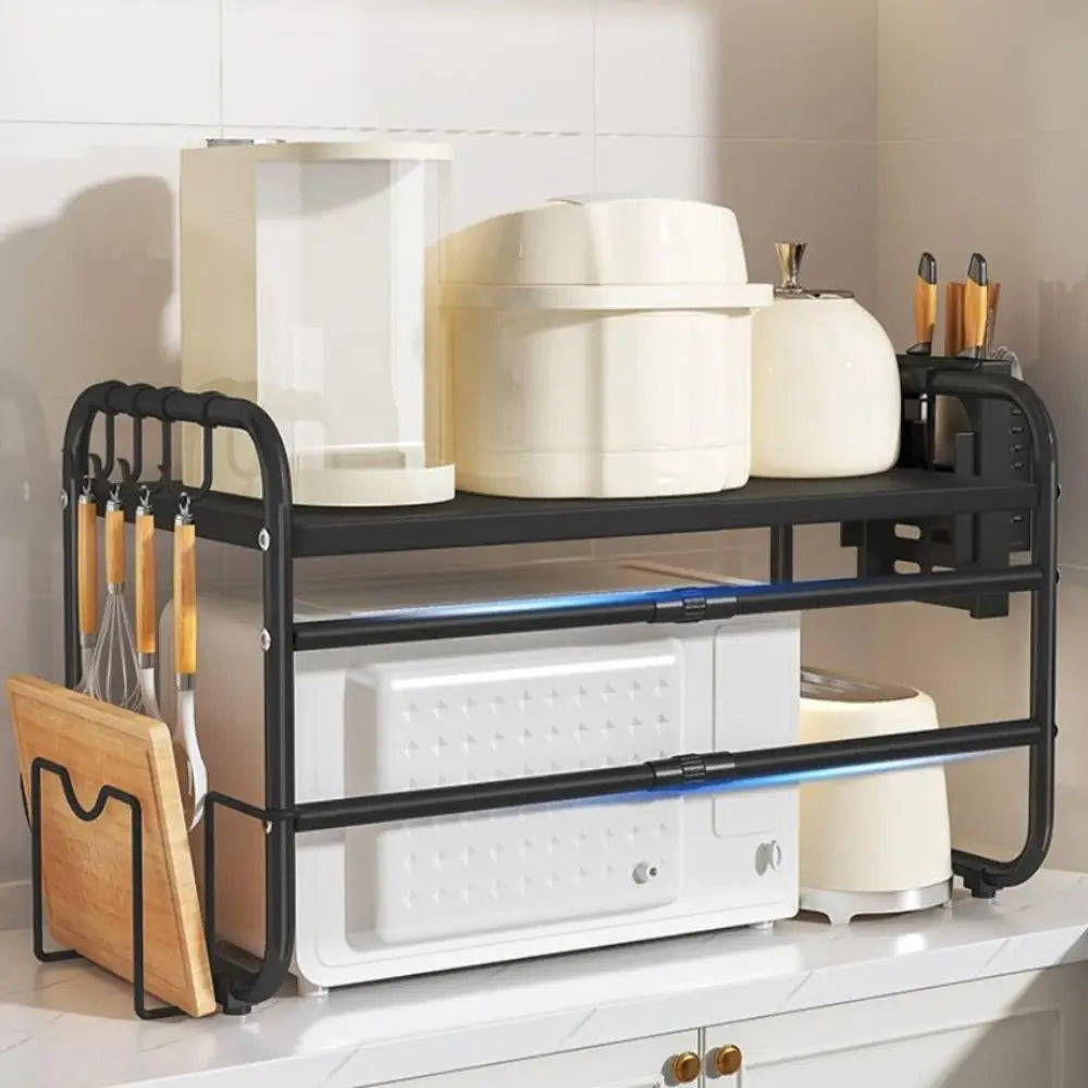 Stainless Steel Microwave Stand & Kitchen Appliance Rack Kitchen Appliance Rack Richie's