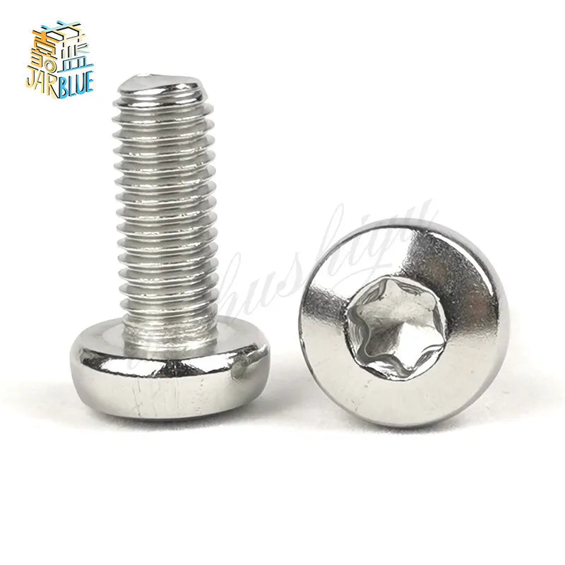 SUS304 Torx Pan Head Security Screws M1.4–M8 | 5/10/50 Pack Security Machine Screws Richie's