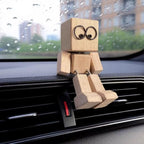 Handcrafted Wooden Rocking Figure – Car Dashboard Decor Gift Wooden Rocking Figurine Richie's B 1pc