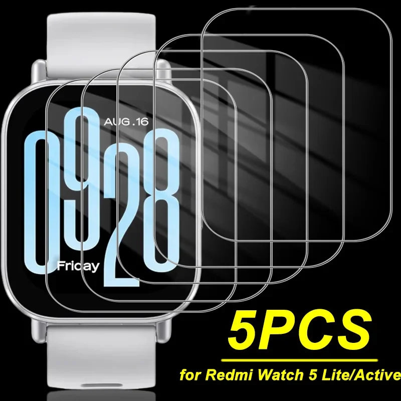 Tempered Glass Screen Protector – Redmi Watch 5 / 5 Lite Watch Screen Protector Richie's