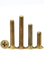 Brass Phillips Flat Head Machine Screws M2–M6 Metric Countersunk Machine Screws Richie's
