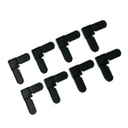 20pcs ABS Window Screen Frame Corner Connectors 90° Black Screen Frame Connectors Richie's