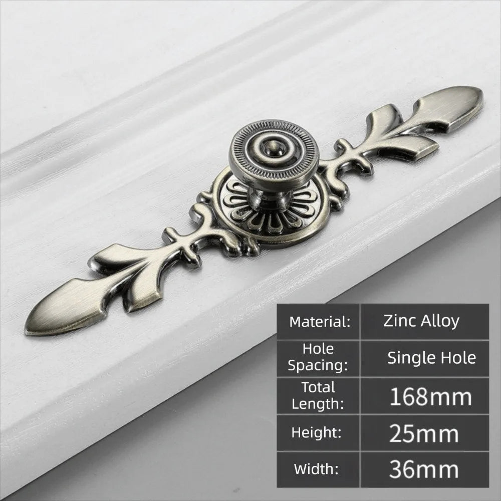 Zinc Alloy Cabinet Handles Antique Bronze Drawer Pulls Cabinet Drawer Pulls Richie's Style-8