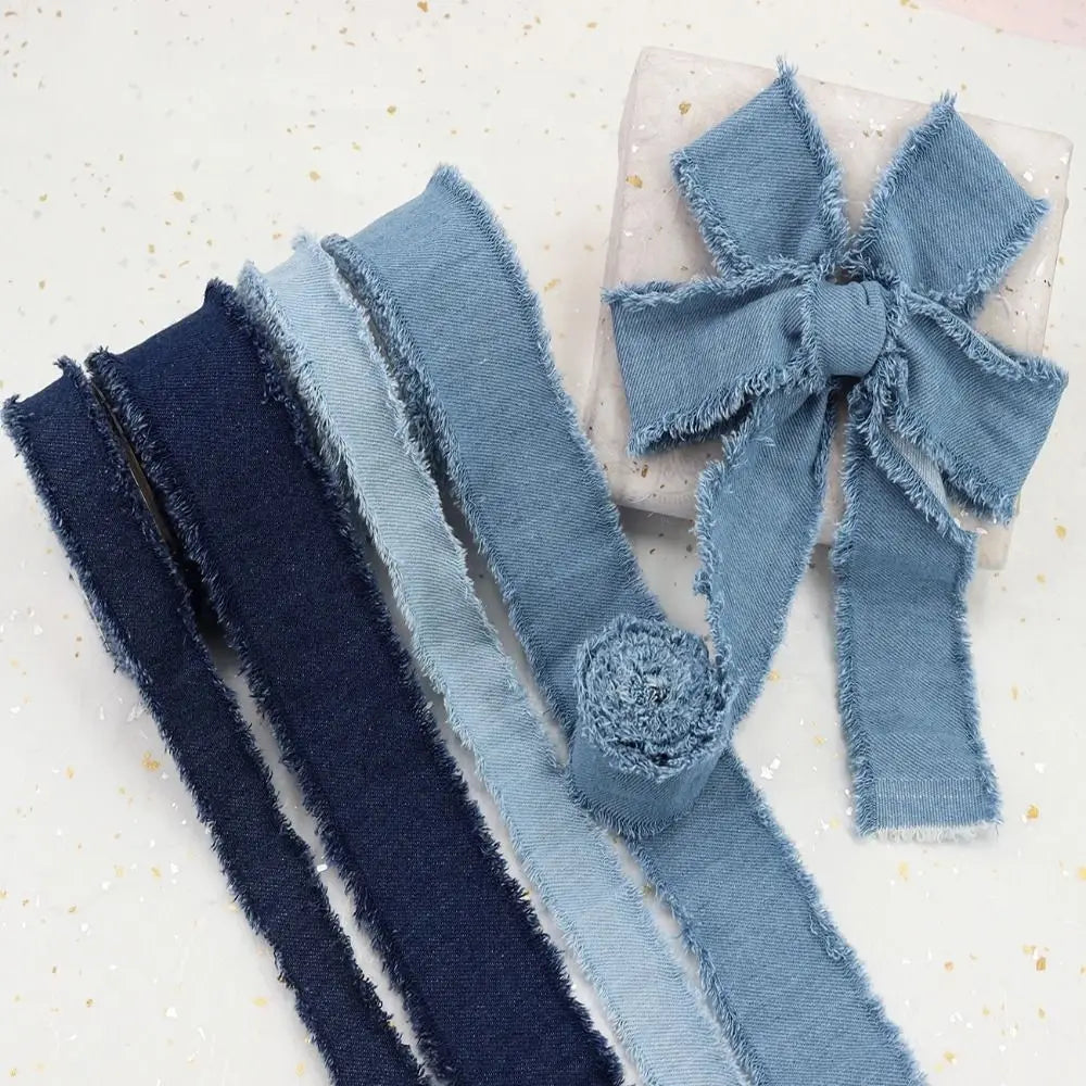 1.5 Yards Denim Ribbon for Hair Bows, DIY Crafts & Gift Wrap Craft Ribbon Richie's