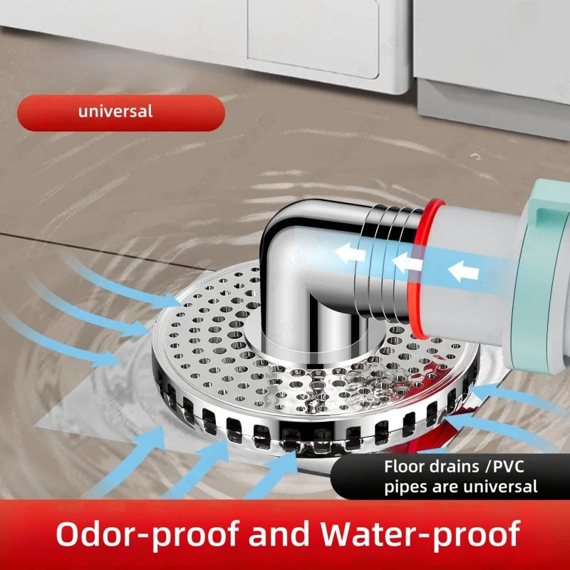 Washing Machine Floor Drain Tee Connector – Anti-Odor Adapter Floor Drain Adapter Richie's