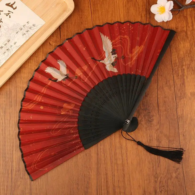 Chinese Foldable Hand Fan – Wood Wedding & Costume Prop Foldable Hand Fan Richie's A7