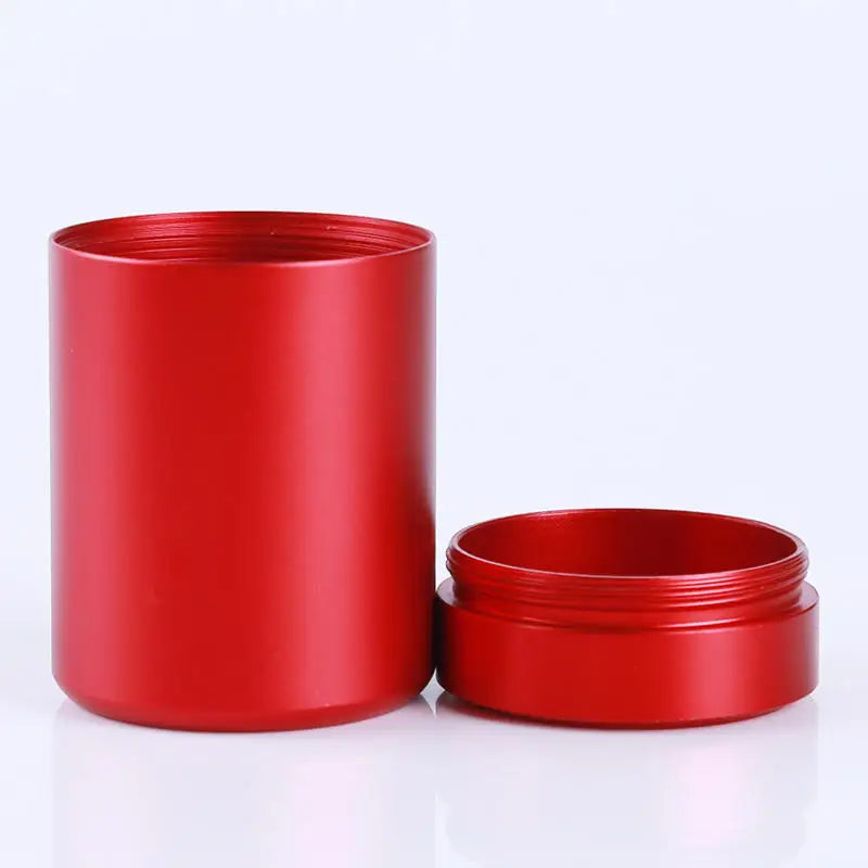 Mini Metal Tea Tin Cans – Portable Travel Storage Containers Tea Storage Tin Richie's 1Pc Red