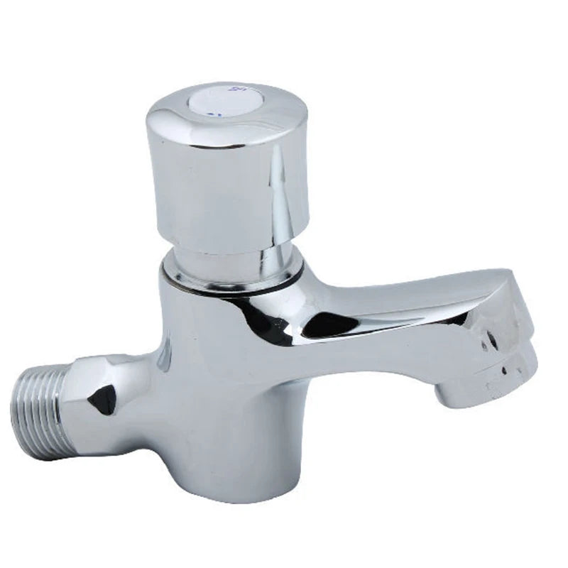 Wall-Mounted Self-Closing Brass Basin Faucet – Delay Valve Basin Faucet Richie's Small