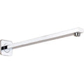 HOBHE Matte Black 38cm Concealed Wall-Mounted Shower Arm Shower Arm Richie's Chrome