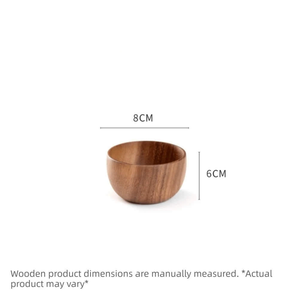 Japanese Handmade Wooden Bowls – Soup, Salad & Rice Bowls Wooden Serving Bowl Richie's 8-bowl