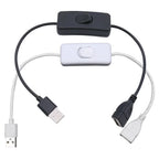 USB Extension Cable with ON/OFF Switch – Male to Female, 5V 2A USB Switch Cable Richie's