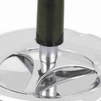 Modern Round Stainless Steel Ashtray – Windproof Spinning Lid Stainless Steel Ashtray Richie's