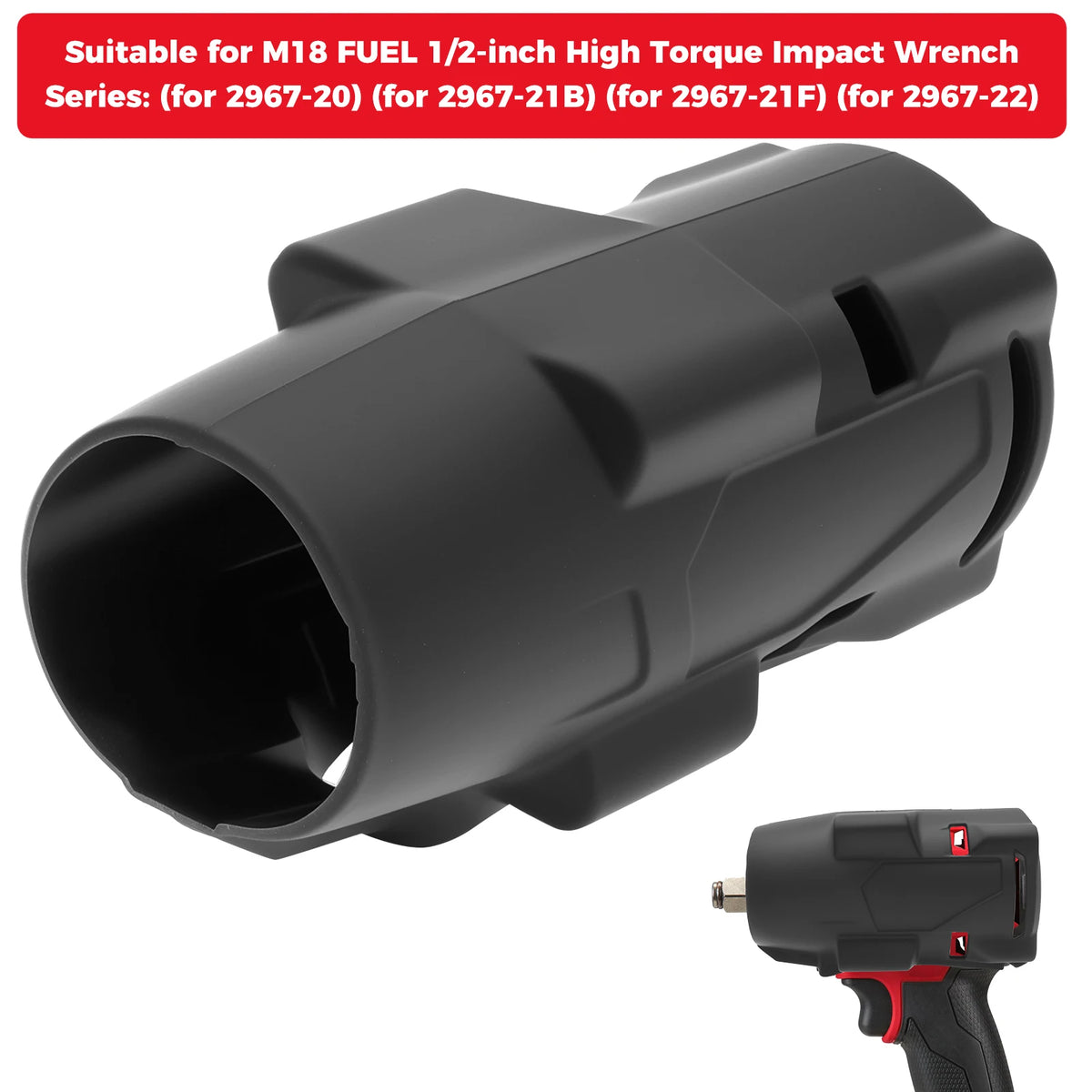 M18 1/2" Impact Wrench Silicone Protective Boot – Fits 2967-20 Tool Protective Boot Richie's