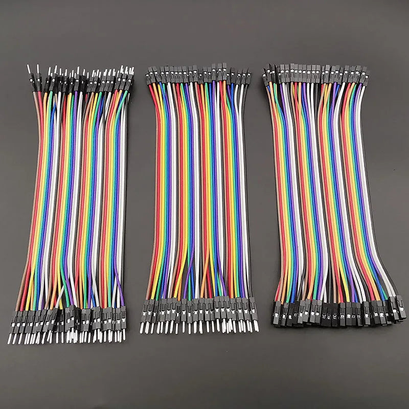 40-Pin Jumper Wires M2M M2F F2F Breadboard Dupont Cables Arduino Jumper Wire Set Richie's