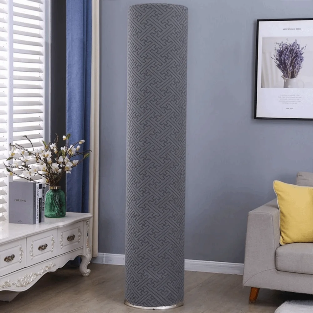 High Elasticity Standing AC Dust Cover – Large Cylindrical AC Dust Cover Richie's dark grey