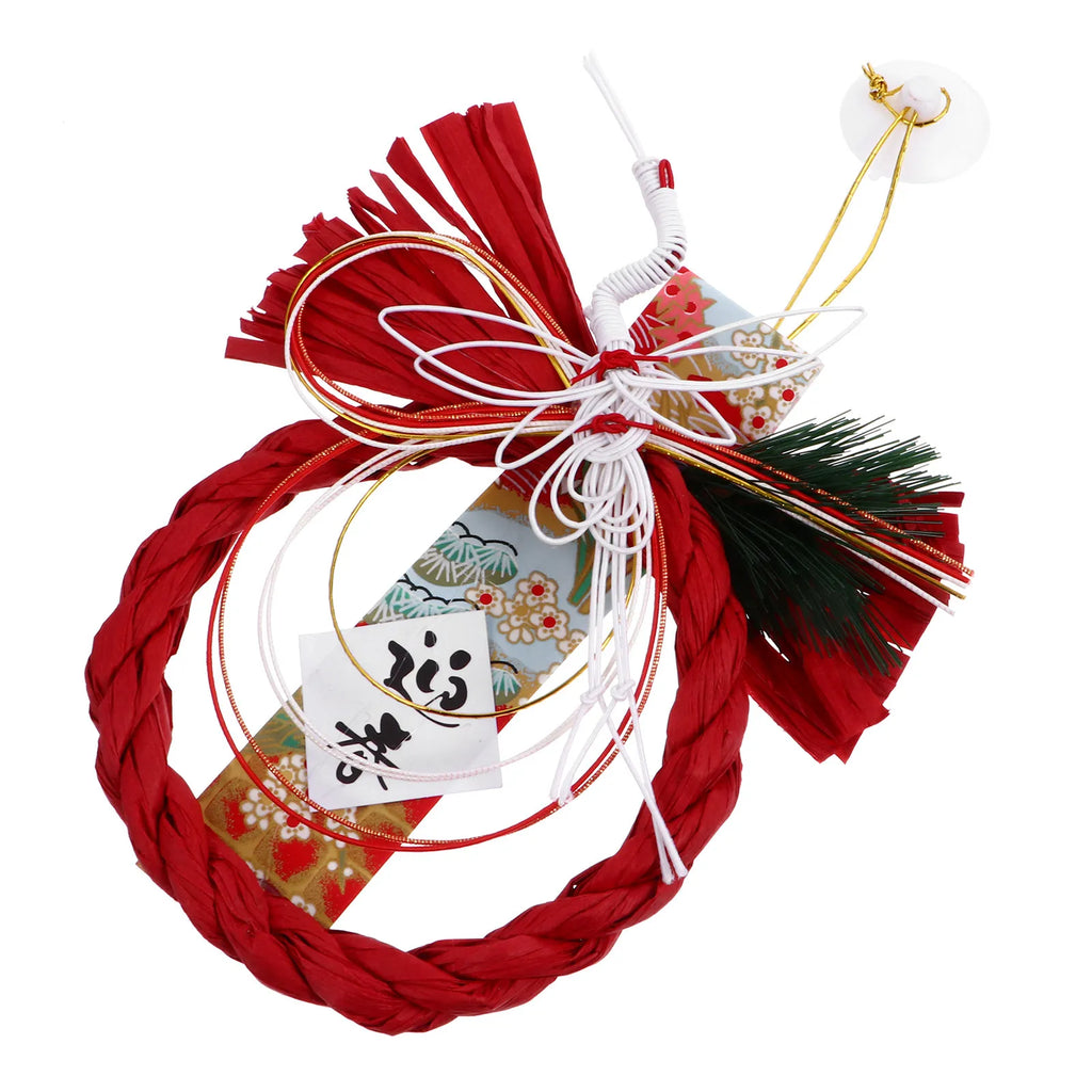 Straw Rustic New Year Hanging Ornament – Japanese Style Decor Holiday Hanging Ornament Richie's