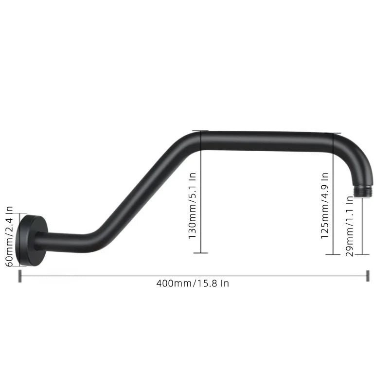 Stainless Steel Wall-Mount Shower Arm Extension | Richie's Shower Arm Extension Richie's