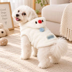 Snowman Flannel Dog Vest Coat – Warm Bodysuit for Small Dogs Dog Vest Coat Richie's