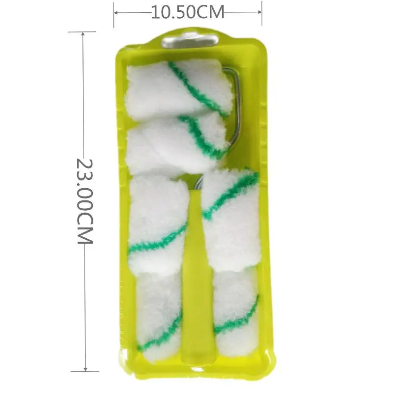 2-Inch Mini Paint Roller Set 8Pcs with Tray – Lint-Free Mini Paint Roller Kit Richie's A1