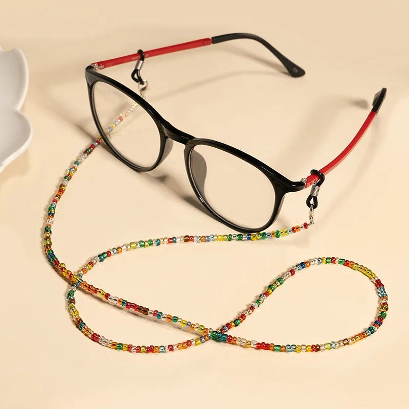 Handmade Beaded Glasses Chain – Non-Slip Unisex Eyeglass Lanyard Eyeglass Chain Lanyard Richie's