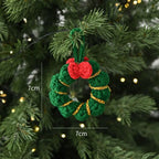 Handmade Woolen Christmas Ornaments – Santa, Elk & Tree Pendants Christmas Ornament Richie's