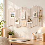 Wave Edge Felt Wall Panel – Ribbed Pin Board Display Board Felt Wall Panel Richie's