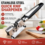 Rotating Wheel Knife Sharpener – Manual Ergonomic Kitchen Tool Knife Sharpener Richie's