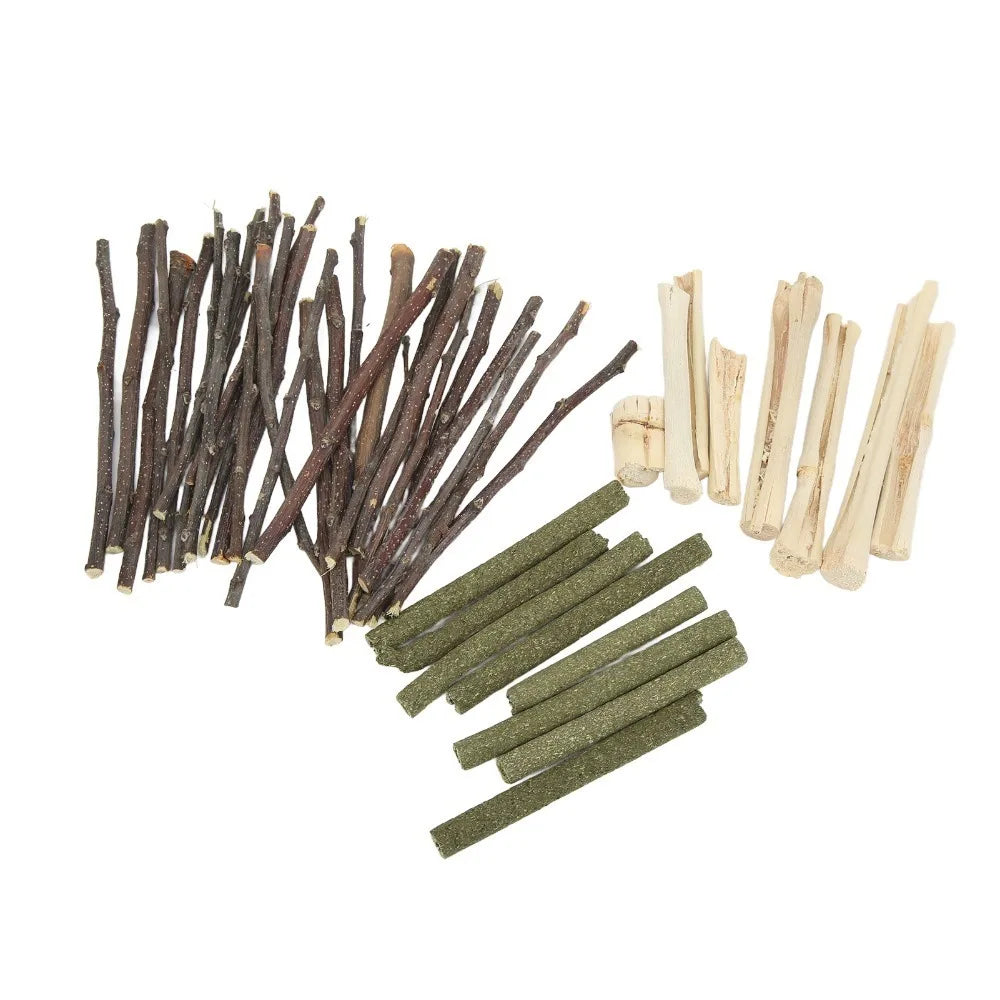 200g Mixed Wood Chew Stick Set for Hamsters & Small Pets Small Pet Chew Sticks Richie's 200g