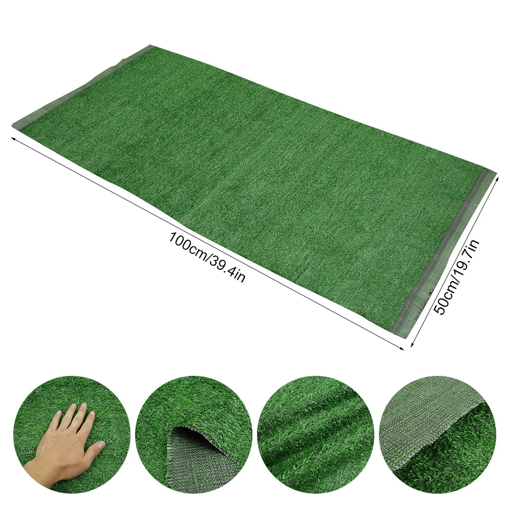High Density Artificial Grass Mat – Fake Lawn Rug for Garden & Balcony Artificial Grass Mat Richie's Rectangle