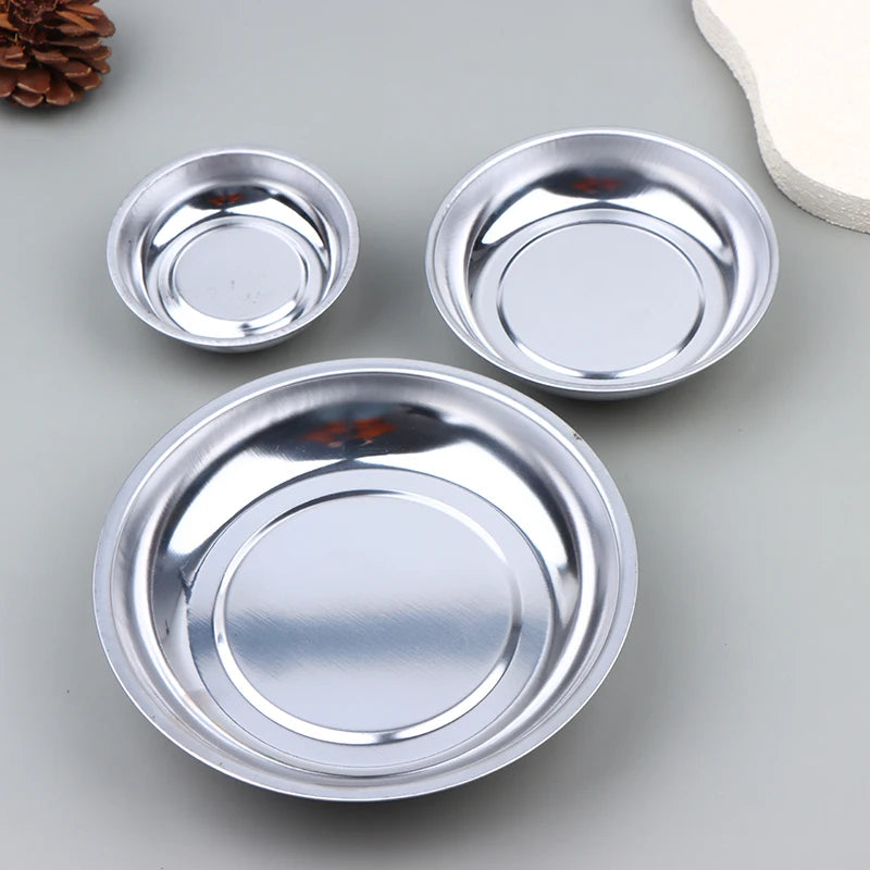 Stainless Steel Magnetic Parts Bowl 4" & 6" | Bolts Nuts Screws Magnetic Parts Tray Richie's