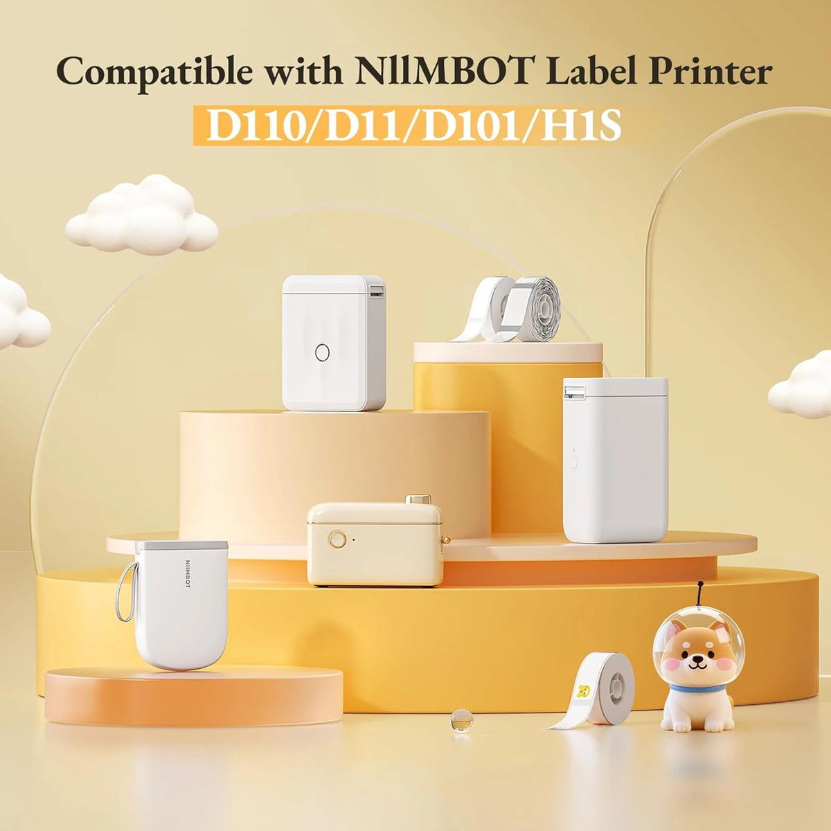 Niimbot D11/D110/D101 Thermal Label Paper – Waterproof Anti-Oil Thermal Label Tape Richie's