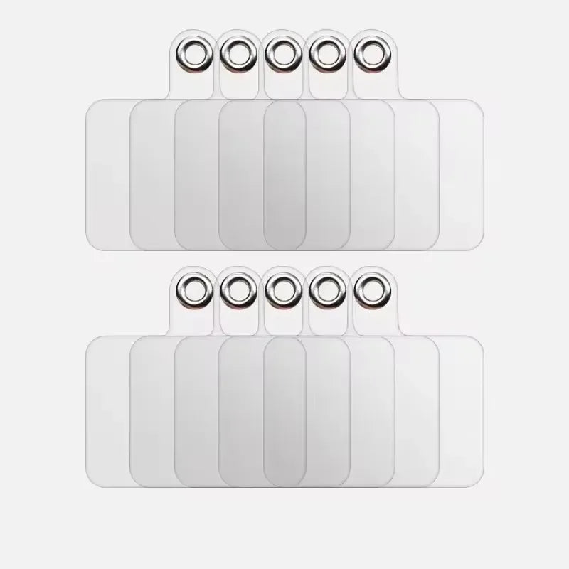 Universal Phone Lanyard Tether Tab Cards – Matte Transparent PVC Phone Lanyard Tab Richie's 10PCS