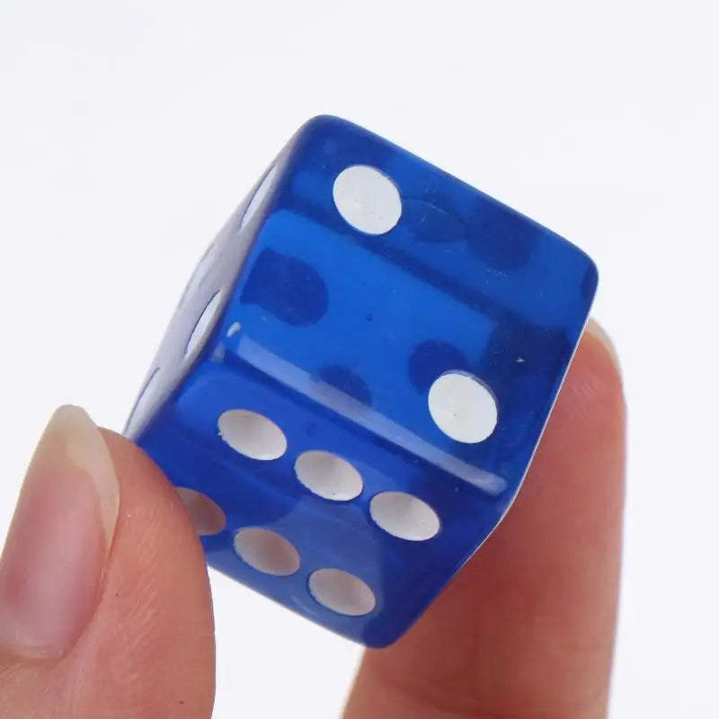 10Pcs Transparent Acrylic Dice 16mm Square Edge – Board Games Board Game Dice Richie's