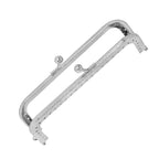 15cm Silver Embossed Metal Purse Frame – DIY Kiss Lock Clasp Purse Frame Clasp Richie's