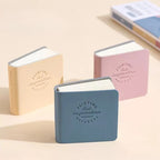 3-Pack Mini Watercolor Sketchbooks 2x2" – 48 Sheets Faux Leather Watercolor Sketchbook Set Richie's Morandi series
