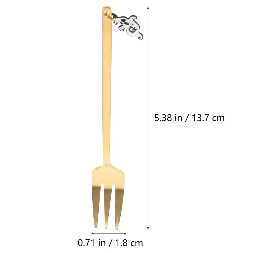 4Pcs Halloween Stainless Steel Dessert & Fruit Forks Set Dessert Fork Set Richie's