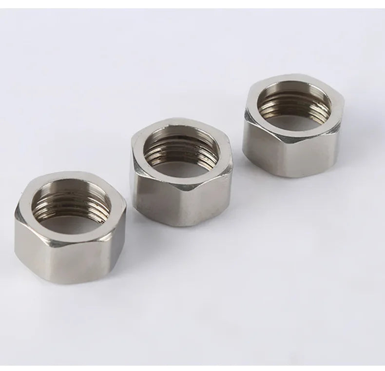 Stainless Steel Bellows Nuts DN15 DN20 DN25 – 304 & 201 Grade Pipe Fitting Nut Richie's