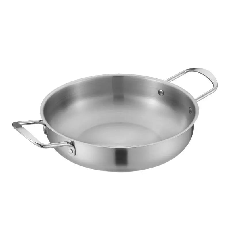 Stainless Steel Hot Pot Dual Handles – Induction Compatible Stainless Steel Pot Richie's